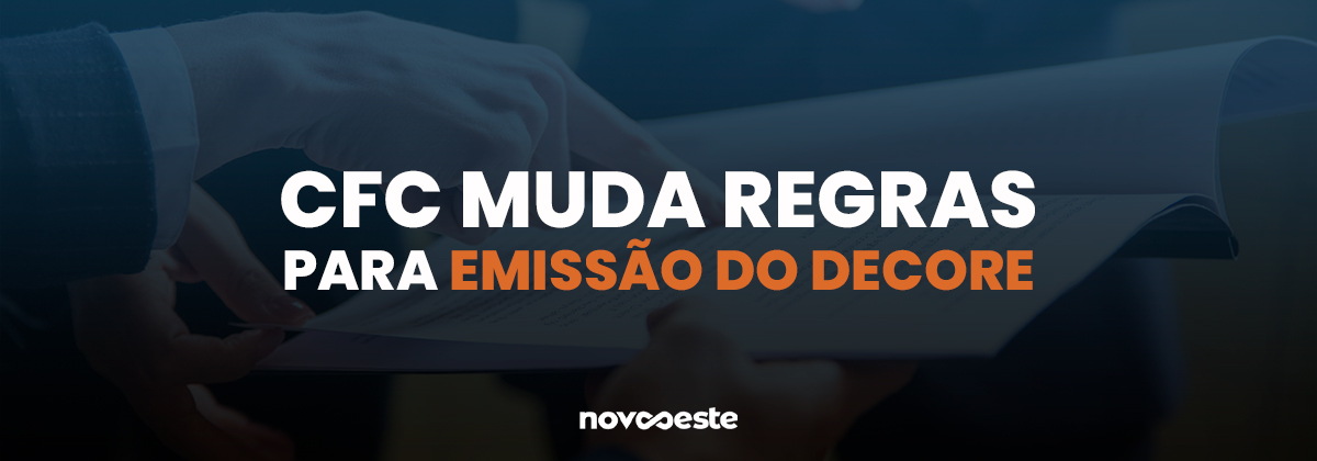 CFC muda regras para emissão do Dedore