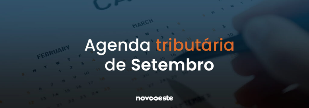 Agenda tributária de Setembro