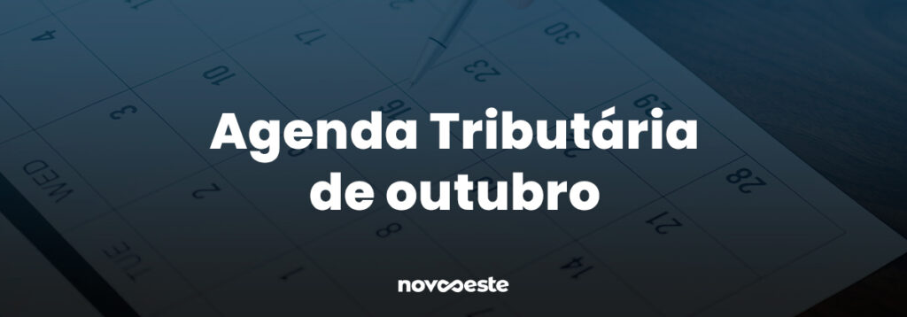 Agenda tributária de Outubro