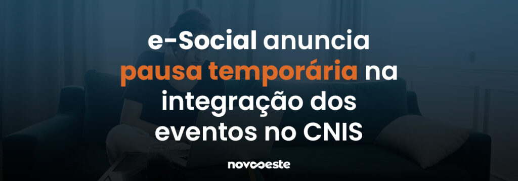 Pausa temporária eventos CNIS