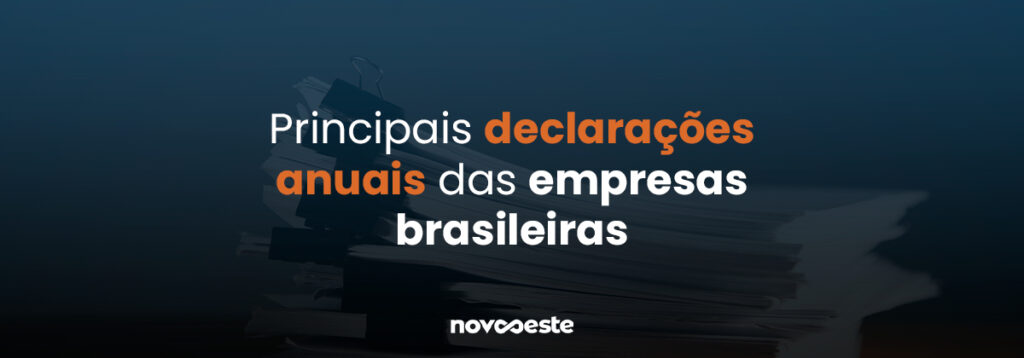 Principais declarações das empresas brasileiras