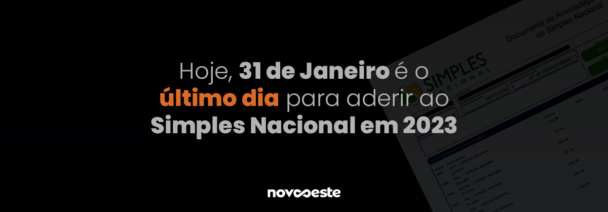 Termina Hoje O Prazo De Adesão Ao Simples Nacional Novo Oeste 8027